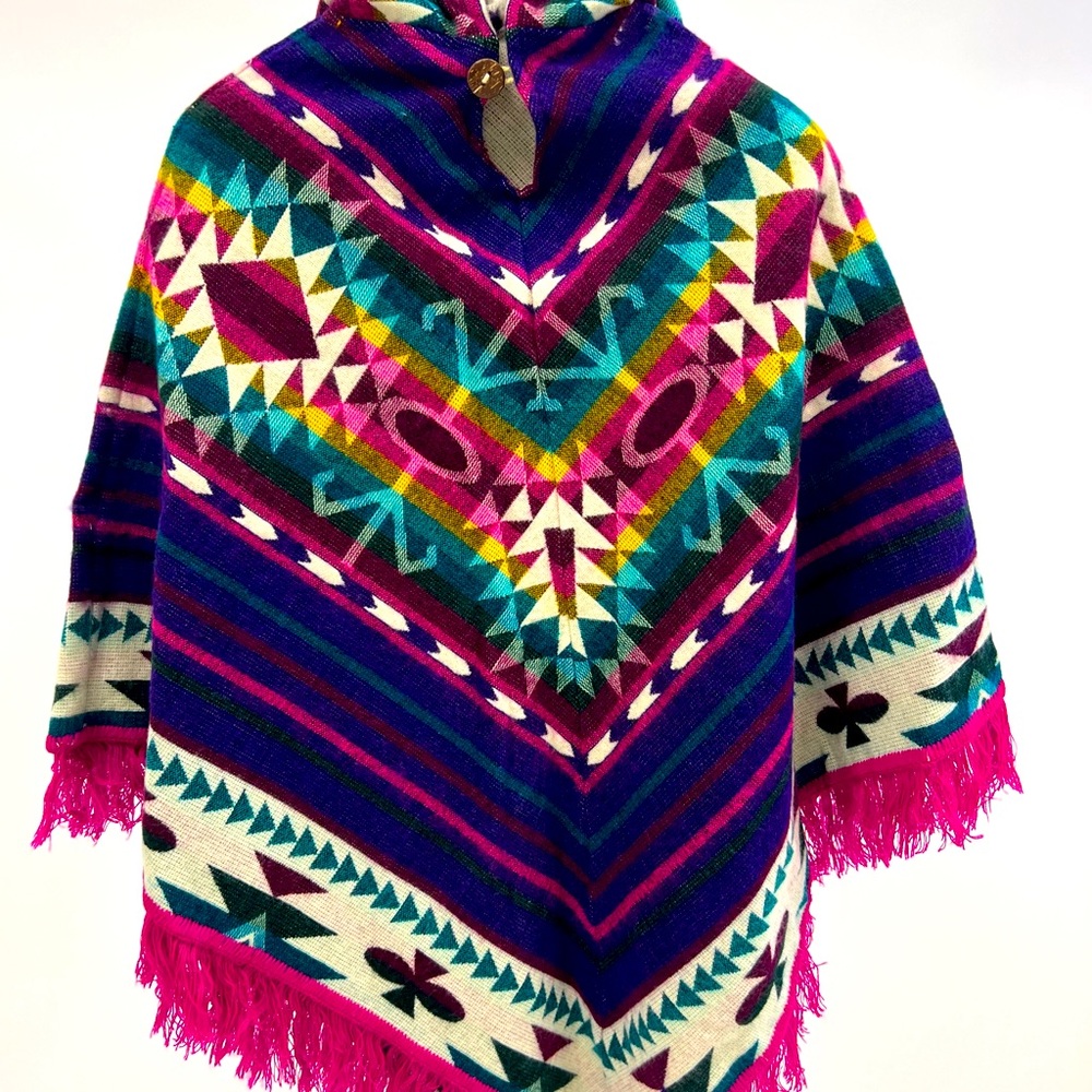 Unisex alpaca poncho size small Size 2